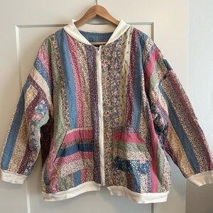 Vintage quilt jacket - oversized